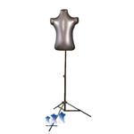 Inflatable Child Torso, with MS12 Stand, Silver